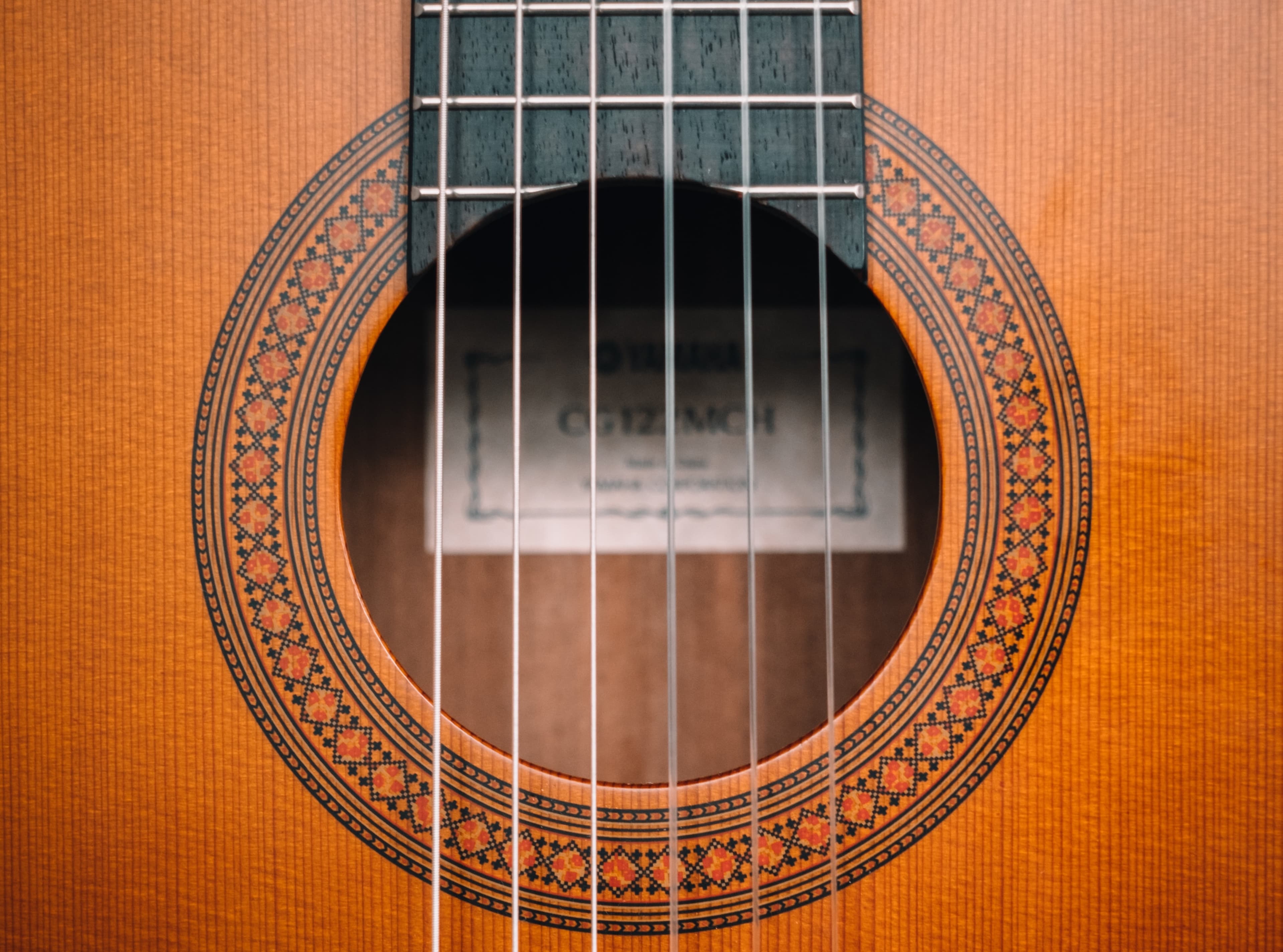 A guitar rosette